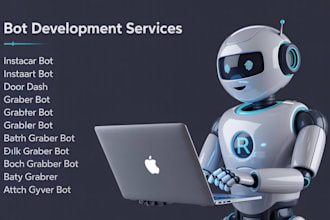 create doordash bot, instacart bot, uber bot, bot lyft, grabber bot, grubhub bot