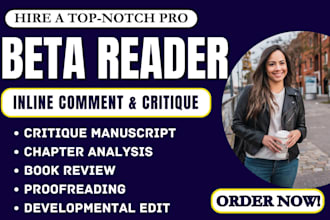 beta read book critique fantasy romance cozy mystery thriller sci fi ya novel