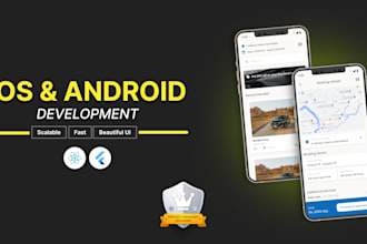 do development and design for android and ios mobile application flutter app