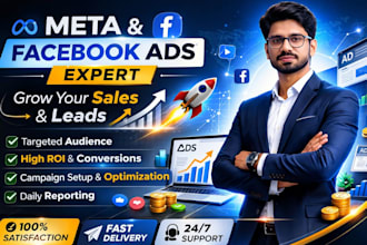 be your meta facebook ads expert for local and small business