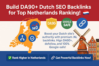 build da90 SEO dutch backlinks for top netherland ranking