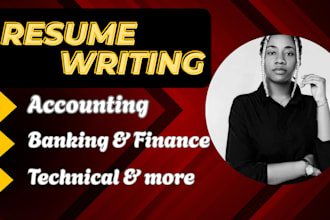 accounting, finance, banking resume writing