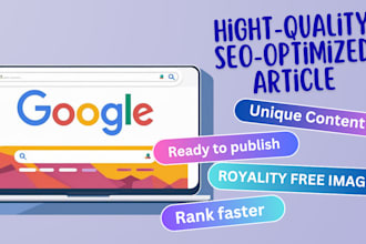 create an SEO optimized article and one ai image