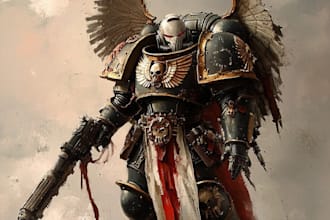do a warhammer 40k character from your imagination