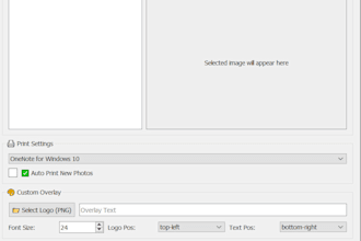 build a python auto photo print app for photo booth and kiosk