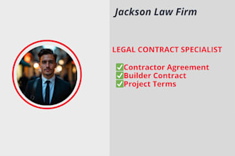 draft construction contracts and review legal documents