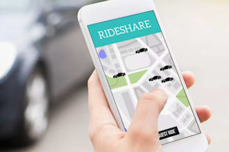 develop uber, indrive clone rideshare app with parcel delivery system