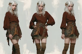 make a dnd and d and d character art illustration for you