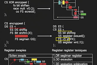 make a ia32 segment register obfuscation for legacy dos bootloaders