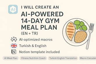 do specifically designed meal plans according to your needs