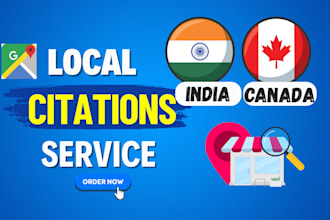 do top 500 india and canada local citations to boost local business SEO