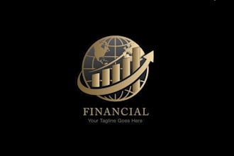 design a modern tech for finance, consulting,  trading logo for your business