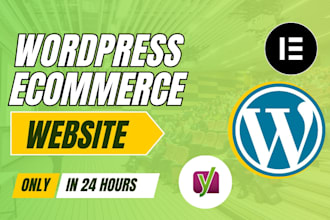 design online store, webshop or ecommerce wordpress website