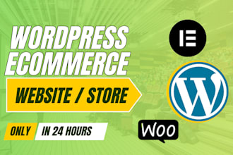 design online store, webshops, wordpress website or ecommerce website