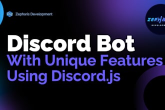 develop a custom discord bot with unique features