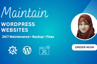 be your personal wordpress support assistant for maintenance updates and backup