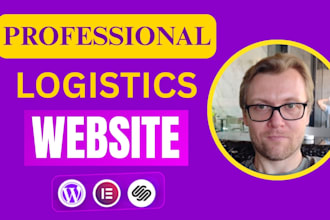 build transport, travel, trucking, freight broker, cargo, and logistics website