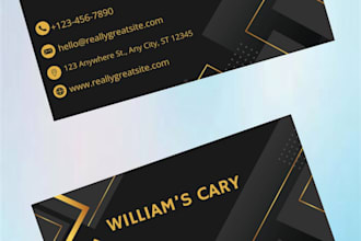 design a professional business card for reflects your brand