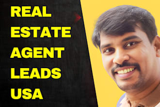 find verified real estate agent leads with emails in USA