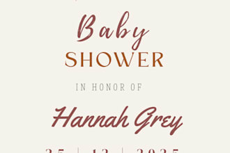 designed a unique digital artworks, invitation, party card just for you