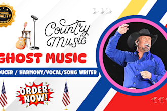 be your male singer for pop country gospel rock  blues music vocalist guitarist
