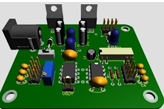 develop firmware embedded system, pcb design, circuit, schematic, on proteus