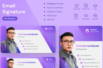 build bespoke modern clickable HTML email signature for outlook,gmail and apple