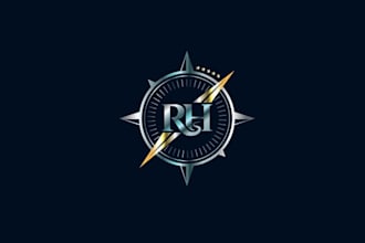 design minimal interim management company logo