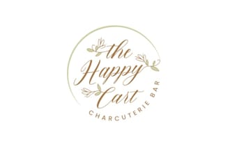 design happy cart charcuterie bar logo