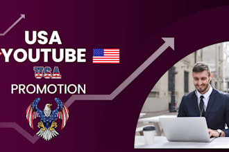 promote your youtube video to a targeted USA audience