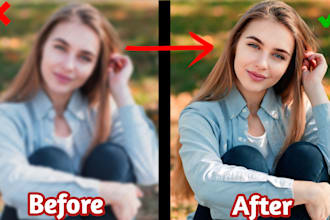 enhance, improve, unblur, upscale low quality photos