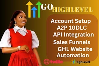configure a2p 10dlc and twilio in gohighlevel for SMS deliverability