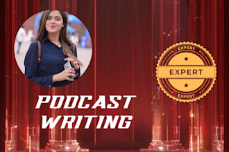 research and write an engaging podcast script