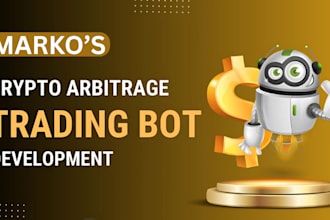 develop crypto trading bot, arbitrage bot, trading bot, crypto bot, hft bot