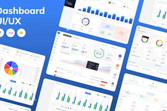 design admin dashboard UI for your web application