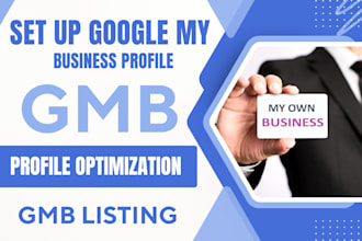 set up google my business profile gmb listing gmb profile optimization gmb SEO
