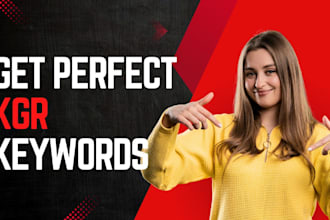 do powerful kgr keyword research to rank your website fast
