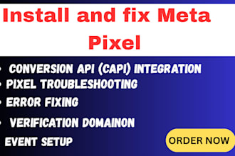 install and fix meta pixel tracking for your website