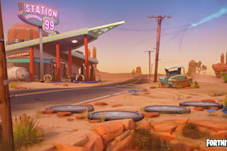 design awesome fortnite map lobby background image or render
