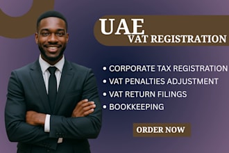 handle uae vat, corporate tax, bookkeeping, and accounting