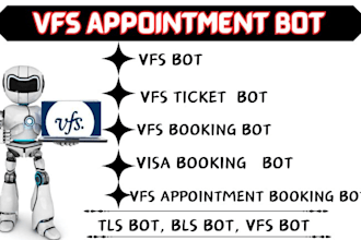 do vfs appointment bot, vfs booking bot, tls bot, visa booking bot