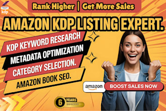 optimize your KDP book listing with keywords and categories