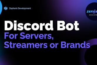 build a modular discord bot for servers, streamers or brands