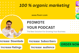 do your podcast promotion to grow your business