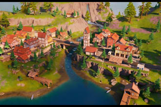 create interactive fortnite map, fortnite creative map, uefn map, terrain map