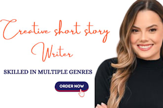 write engaging, creative short stories novella of any genre for you