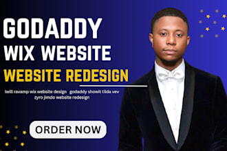 revamp wix website design godaddy showit tilda vev zyro jimdo website redesign