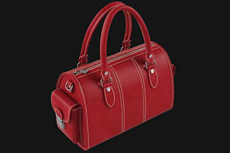 luxury fashion 3d leather bag,backpacks,clutches, waist bag,3d product animation