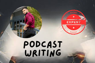write SEO podcast show notes for you
