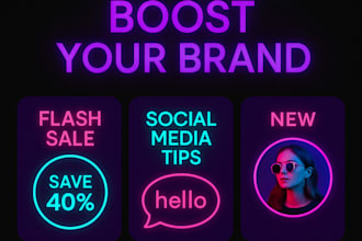design modern and eye catching instagram posts and stories for your brand